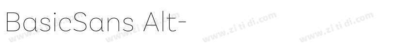 BasicSans Alt字体转换 BasicSans Alt字体转换